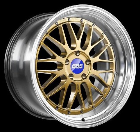 BBS LM II UNLIMITED in Racing Gold Glossy mit diamantgedrehtem Felgenbett